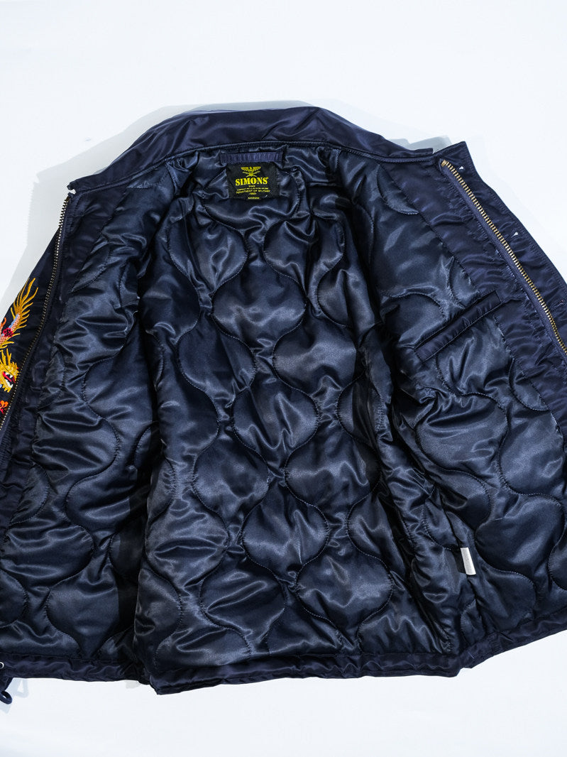 4色展開△ヴィンテージ モディファイ デザイン A2デッキ ベトジャン▽S～3XL