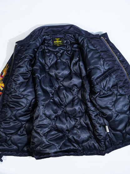 4色展開△ヴィンテージ モディファイ デザイン A2デッキ ベトジャン▽S～3XL