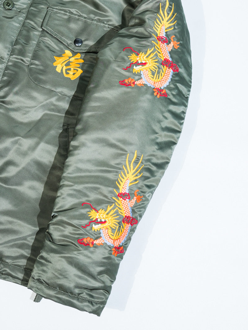 4色展開▲ヴィンテージ モディファイ デザイン A2デッキ ベトジャン▼S～3XL