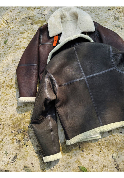 ２色展開★B-6 ムートン フライトジャケット★