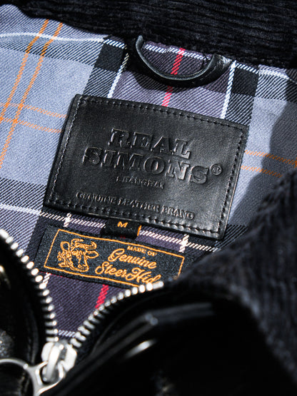 ▲細部のディテールまで完璧な拘り▲オイルワックス加工カウレザー ジャケット▼S/M/L