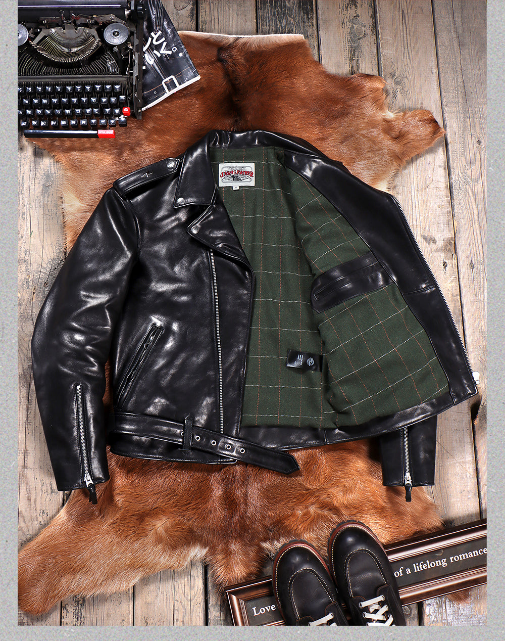 マ*ク様 SEARS ヴィンテージ スタッズ ライダースジャケット 50's シ