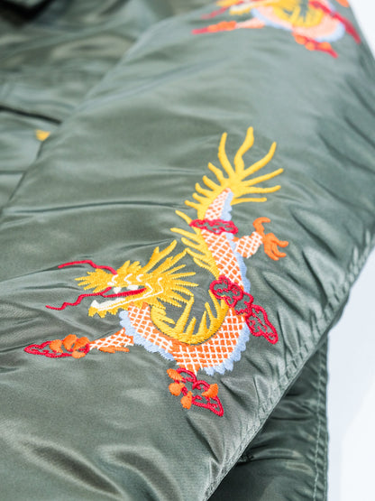 4色展開▲ヴィンテージ モディファイ デザイン A2デッキ ベトジャン▼S～3XL