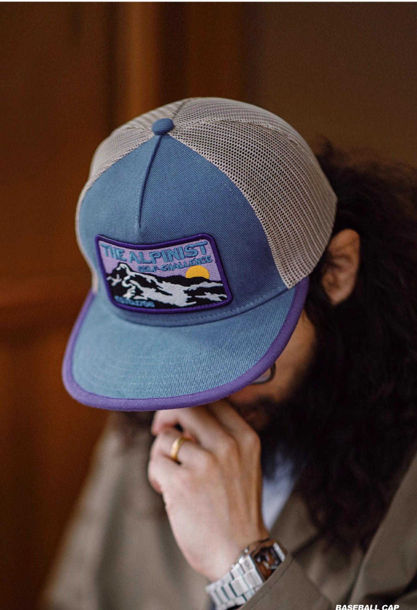 2色展開★ヴィンテージデザイン THE ALPINIST BASEBALLキャップ★