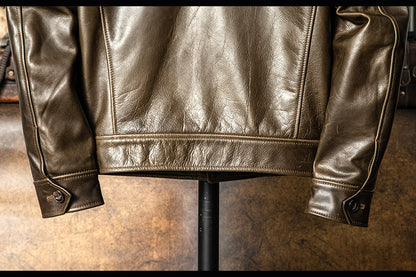 ☆1.6㎜ P37 カウレザージャケット☆S～3XL