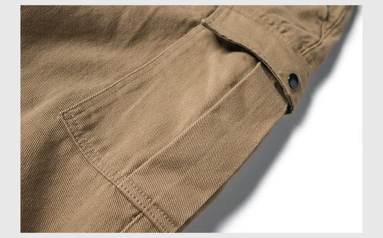 ◇ヴィンテージ復刻デザイン 13OZ厚手ツイルコットンM-64パンツ◇30～38