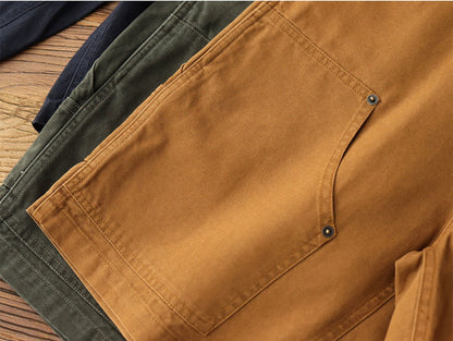 ◆ヴィンテージ復刻デザイン 12OZ LUMBERLITE きこりワークーショートパンツ◆XS～XL