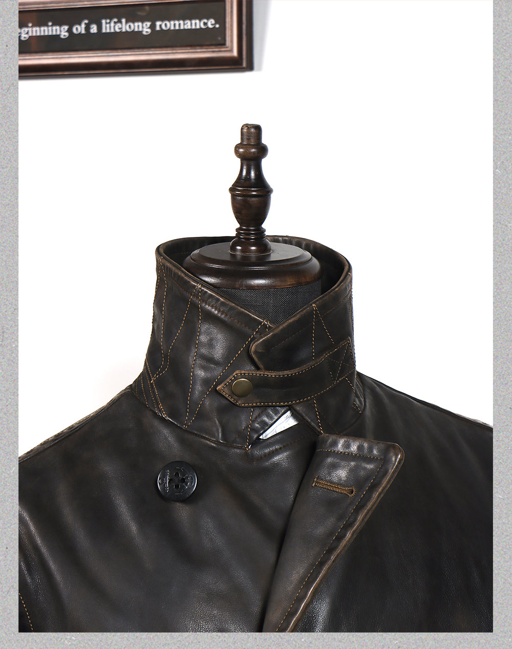 絶妙なヴィンテージ加工▲1.6mm厚  Pコート▼L～3XL