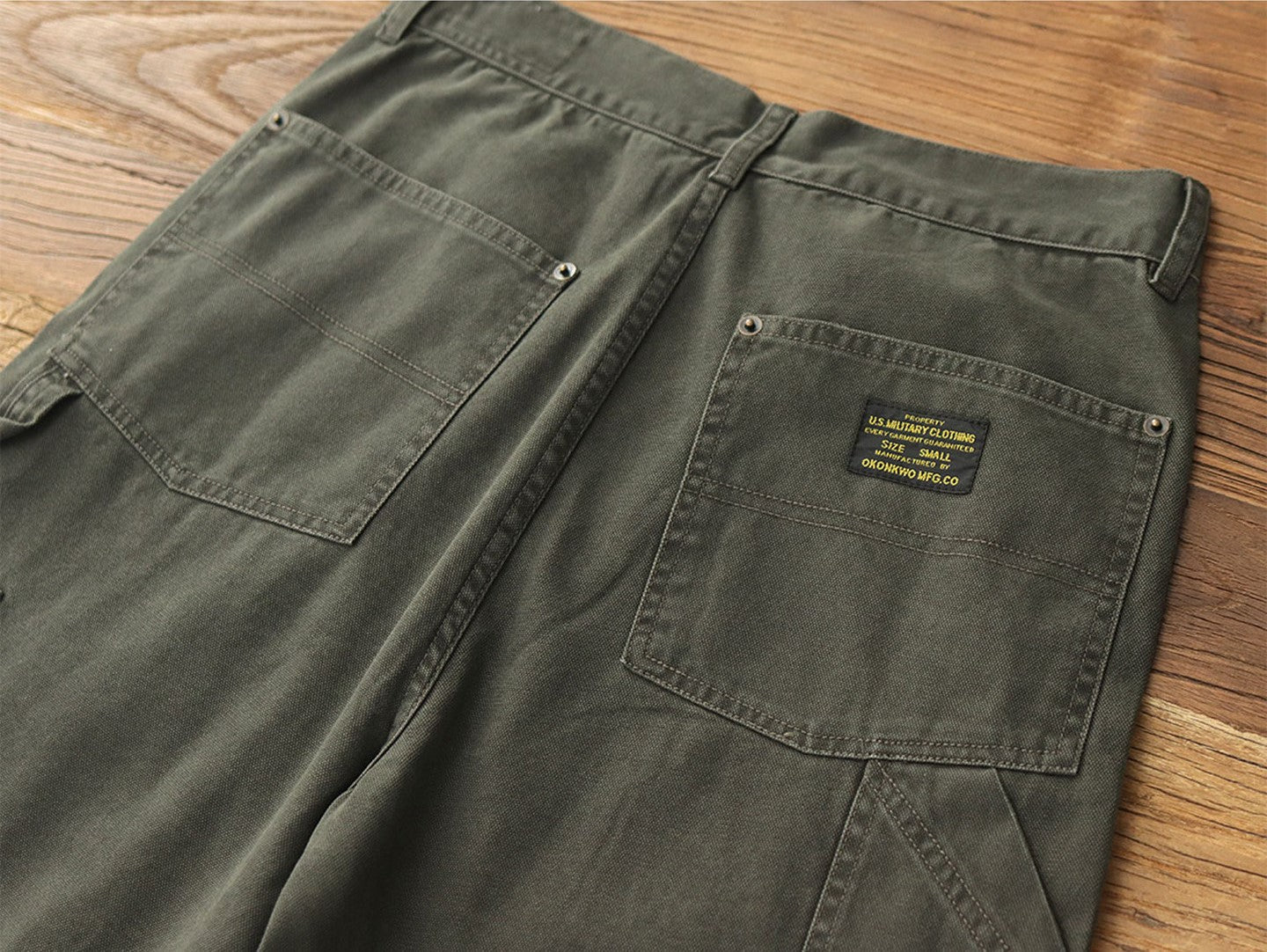 ◆ヴィンテージ復刻デザイン 12OZ LUMBERLITE きこりワークーショートパンツ◆XS～XL