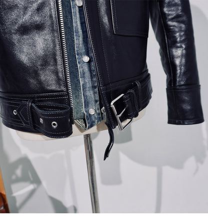 ★ヴィンテージ復刻 ホースハイドレザー B-2フライトジャケット★S～4XL