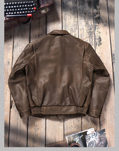 ☆ヴィンテージ復刻カリフォルニアレンジャーカーフレザージャケット☆S～5XL