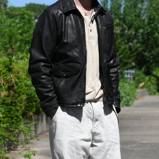 ◇植物タンニン鞣しシープレザー シングルライダースジャケット◇M～3XL