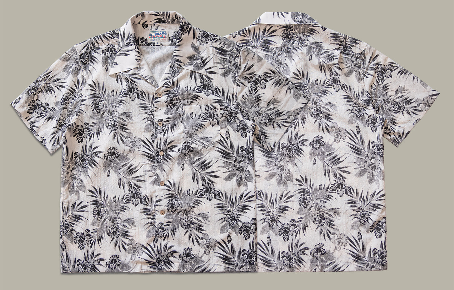 2色展開△レーヨン 半袖 アロハシャツ▽S～3XL