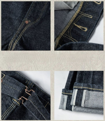 ◇1936年101型ヴィンテージ復刻 14.5OZ セルビッチ デニムパンツ◇29～38サイズ
