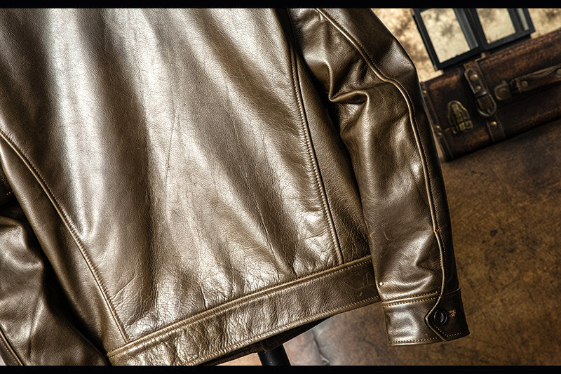 ☆1.6㎜ P37 カウレザージャケット☆S～3XL