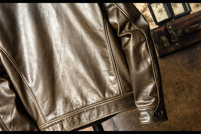 ☆1.6㎜ P37 カウレザージャケット☆S～3XL