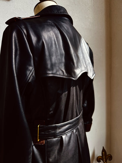 ◇ヴィンテージ復刻 日本産カウレザー モーターサイクルコート◇S～3XL