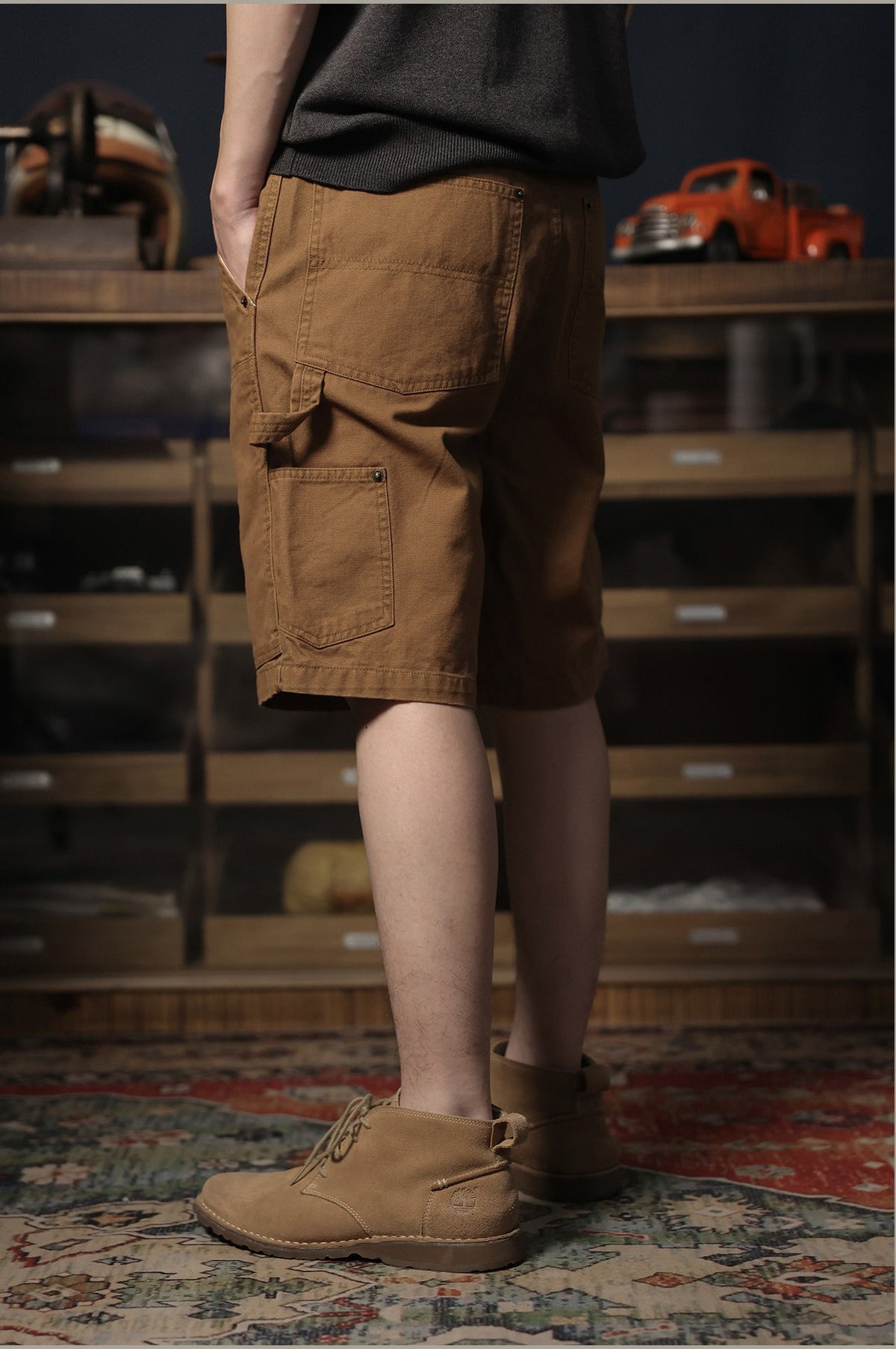 ◆ヴィンテージ復刻デザイン 12OZ LUMBERLITE きこりワークーショートパンツ◆XS～XL