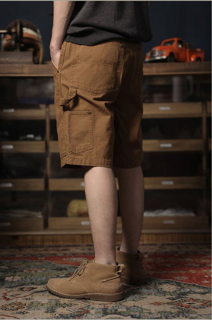 ◆ヴィンテージ復刻デザイン 12OZ LUMBERLITE きこりワークーショートパンツ◆XS～XL