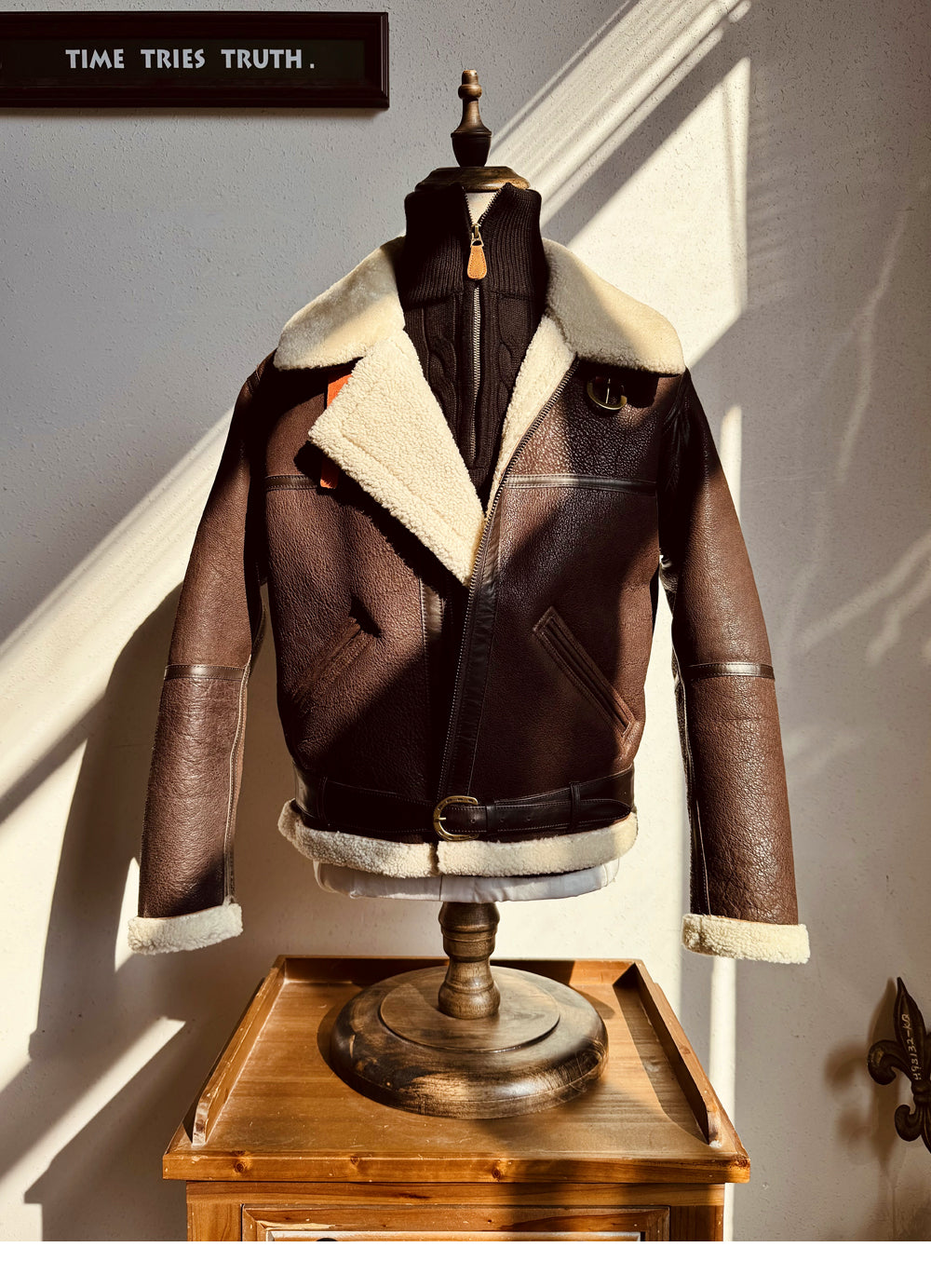 ２色展開★B-6 ムートン フライトジャケット★