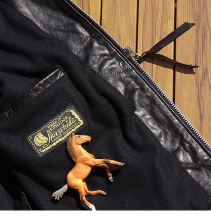1930's VINTAGE復刻デザインホースハイドレザー スポーツジャケット S~5XL