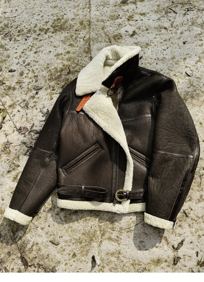 ２色展開★B-6 ムートン フライトジャケット★