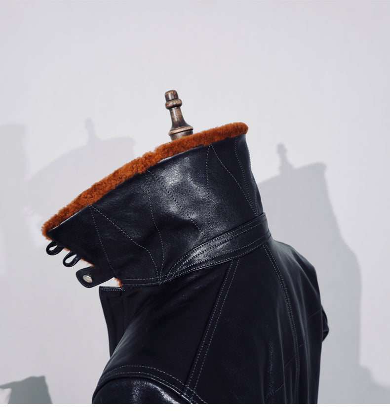 ★ヴィンテージ復刻 ホースハイドレザー B-2フライトジャケット★S～4XL