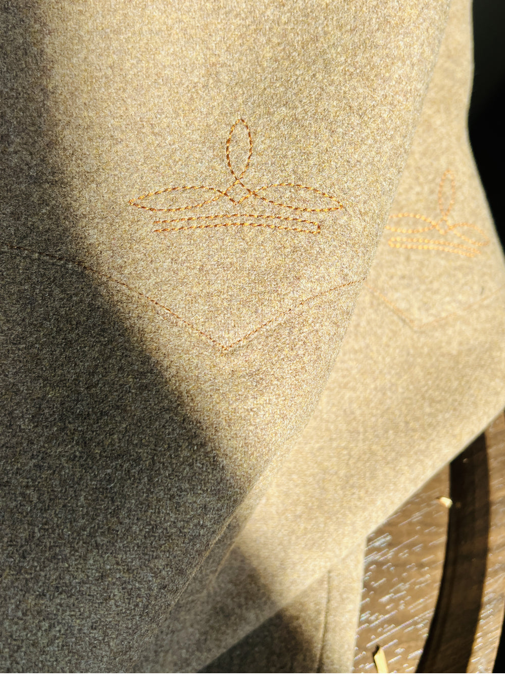 絶妙な色味☆ウール ウエスタンベスト S～3XL☆