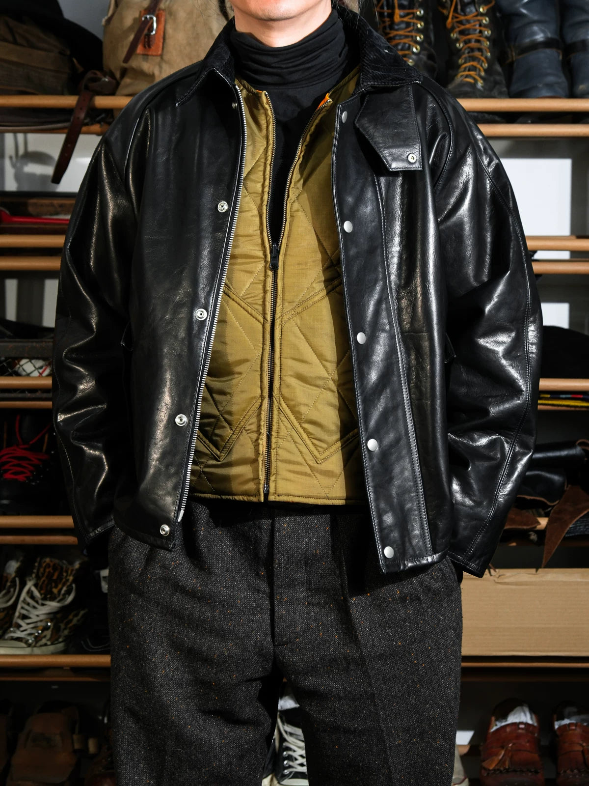 ▲ヴィンテージ復刻デザイン USAFラインクルーマン リバーシブルベスト▼S～3XL