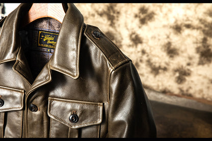 ☆1.6㎜ P37 カウレザージャケット☆S～3XL