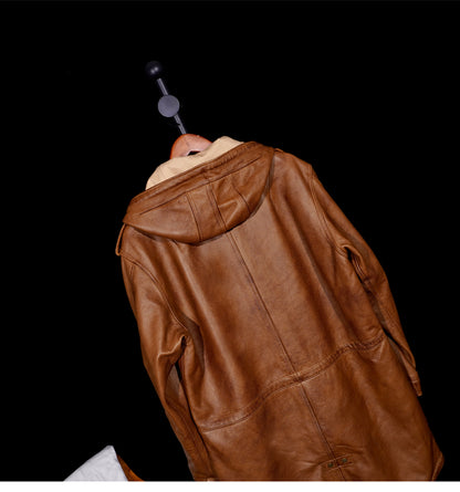 3色展開◇ヴィンテージ復刻 カウレザーM-51 フィッシュテイルコート◇