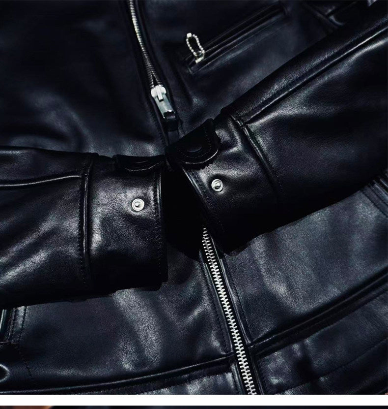 ヴィンテージ復刻 イタリア産カウレザーメカニック フライトジャケットS～4XL