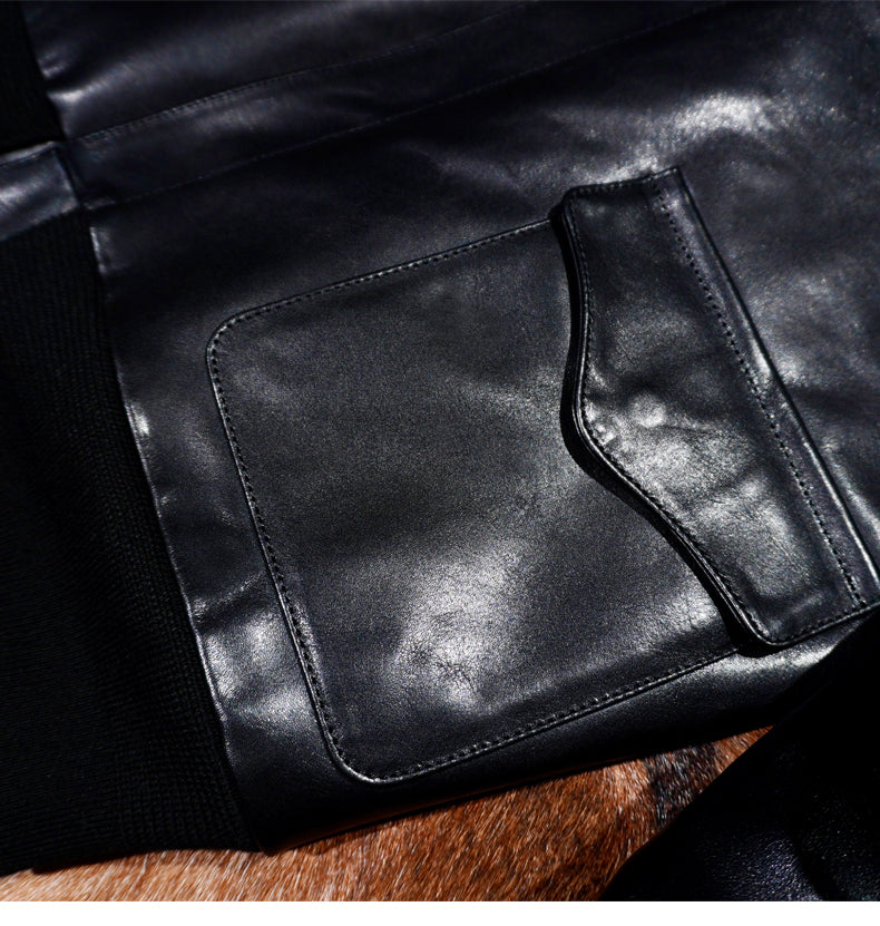 △ヴィンテージ復刻 植物タンニン鞣しホースハイドレザー A-2ジャケット▽S～5XL