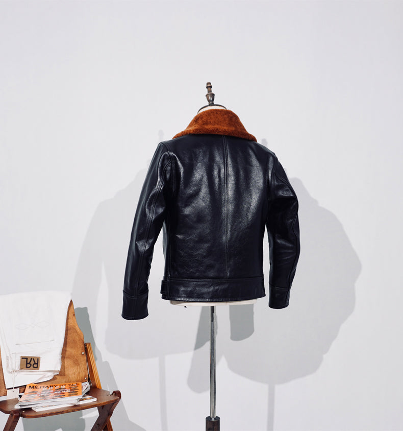 ★ヴィンテージ復刻 ホースハイドレザー B-2フライトジャケット★S～4XL