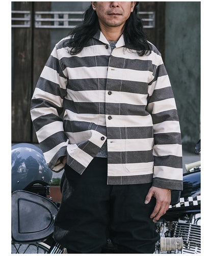 ★ヴィンテージ 復刻 コットン プリズナージャケット★S～2XL