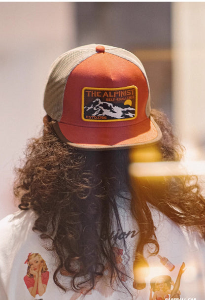2色展開★ヴィンテージデザイン THE ALPINIST BASEBALLキャップ★