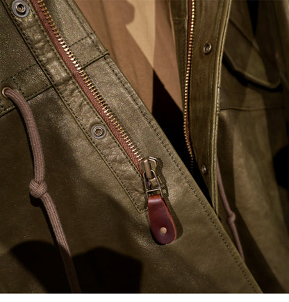 3色展開◇ヴィンテージ復刻 カウレザーM-51 フィッシュテイルコート◇