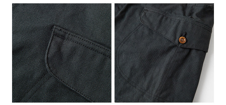 2色展開★ヴィンテージ復刻 13OZ コットン ハンティングベスト★S～2XL
