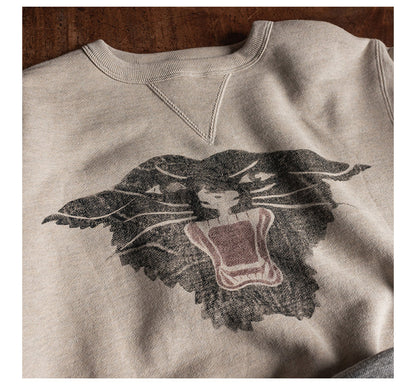 ２色展開◆CCCプリズナー ブラックパンサー染み込みプリント スウェット◆S～2XL