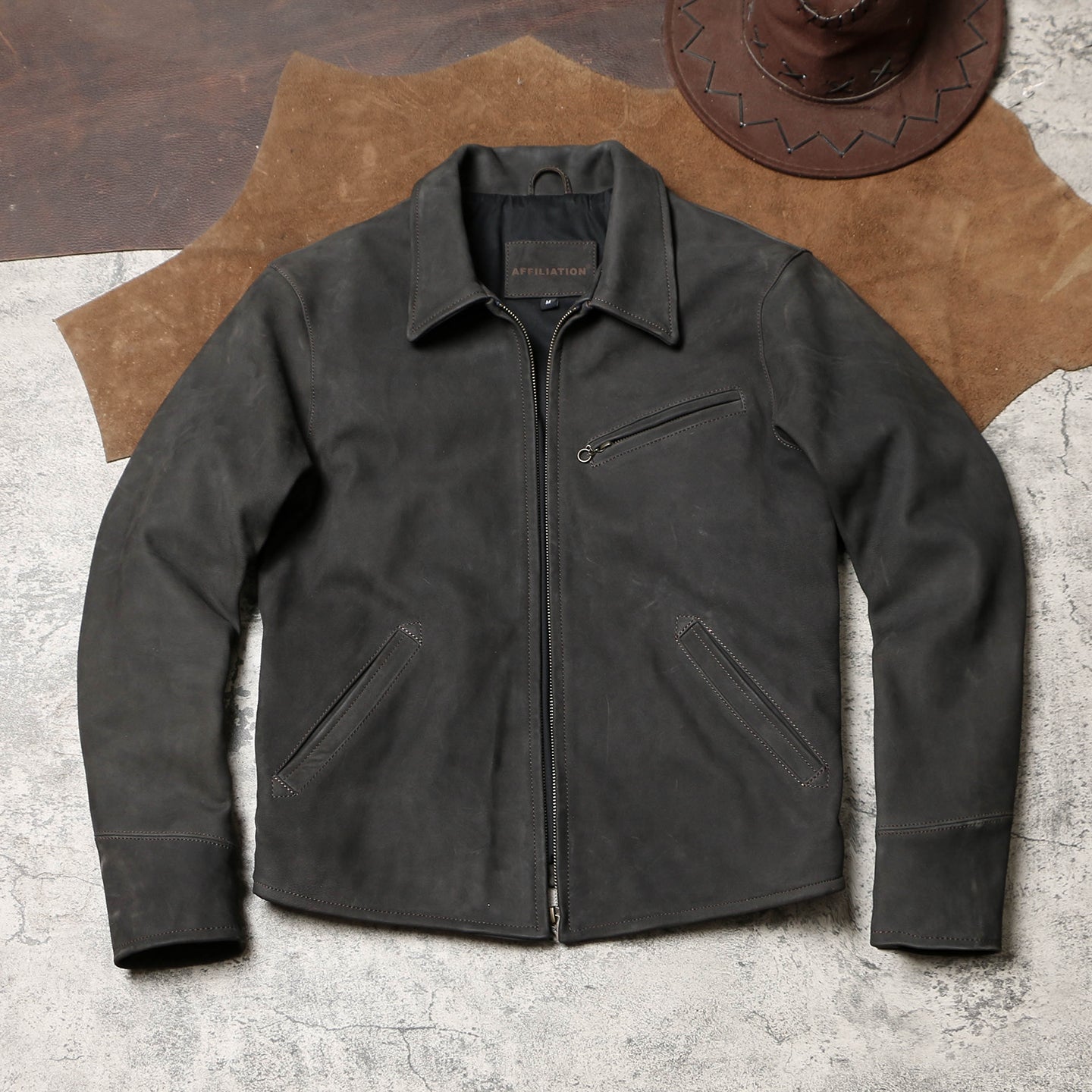 1930’s ヴィンテージ復刻型 ゴートレザー  シングルライダース ジャケット M～4XL