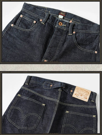 ◇1936年101型ヴィンテージ復刻 14.5OZ セルビッチ デニムパンツ◇29～38サイズ