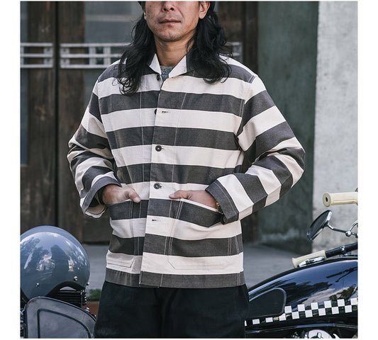 ★ヴィンテージ 復刻 コットン プリズナージャケット★S～2XL