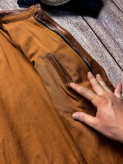 ◇◇ヴィンテージ復刻 ゴートレザーA-2ジャケット◇◇M~3XL