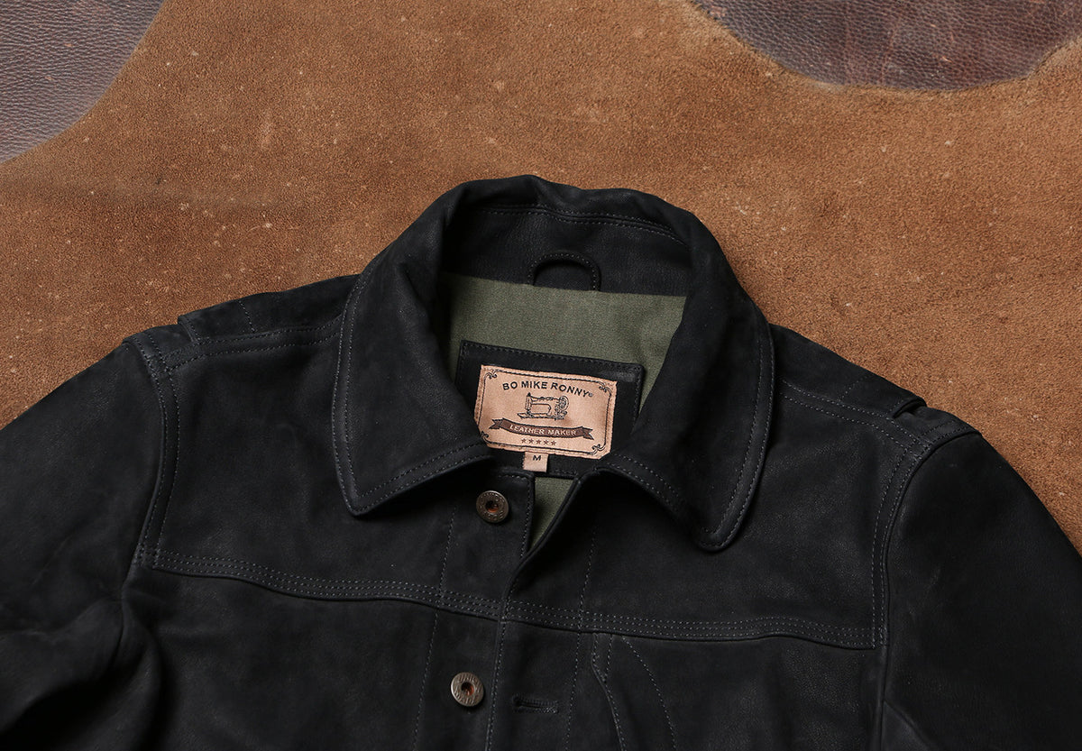 ★ヴィンテージ 復刻モデル ゴートレザートラック ジャケット★ M～4XL
