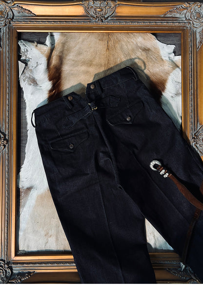 ◇ヴィンテージ復刻 HBT生地 フレンチワークパンツ◇S～3XL
