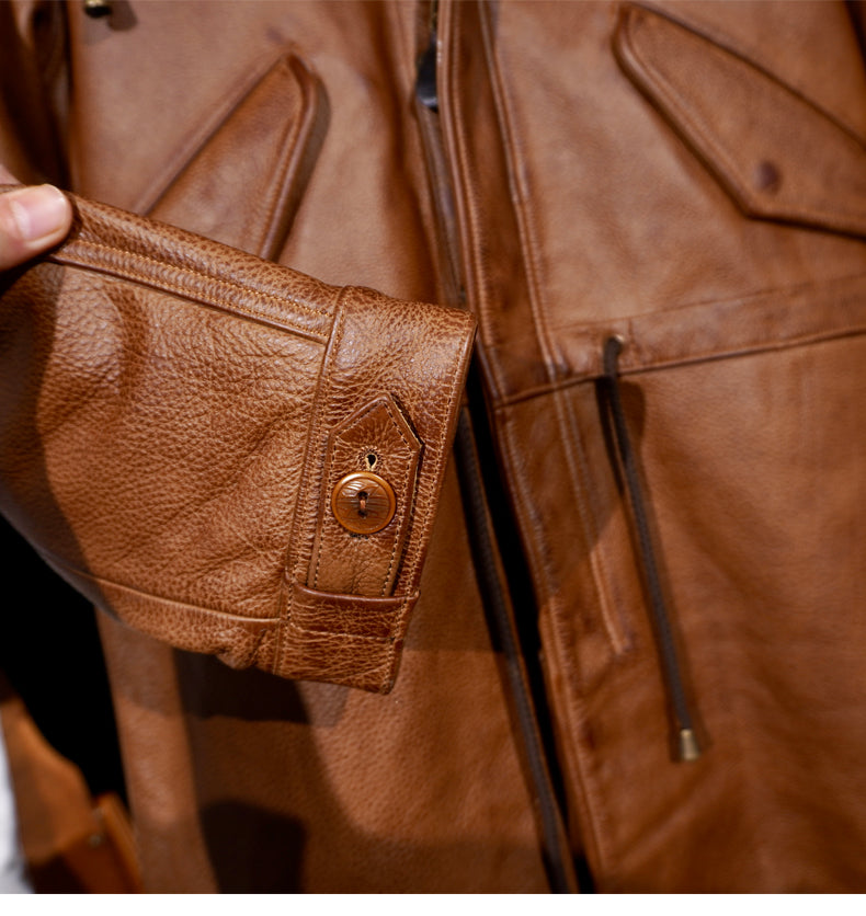 3色展開◇ヴィンテージ復刻 カウレザーM-51 フィッシュテイルコート◇