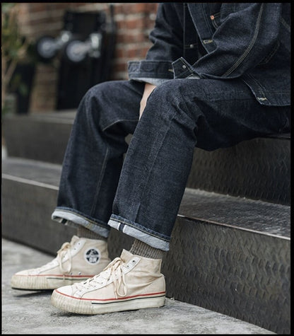 ◇1936年101型ヴィンテージ復刻 14.5OZ セルビッチ デニムパンツ◇29～38サイズ