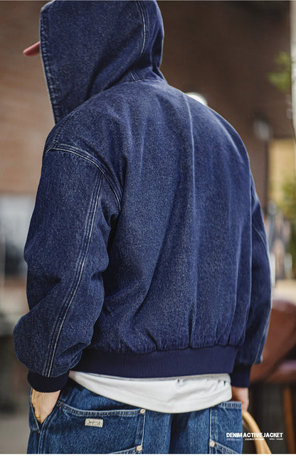 ▲ヴィンテージ J130復刻 10.5OZ デニム アクティブジャケット▼S～2XL
