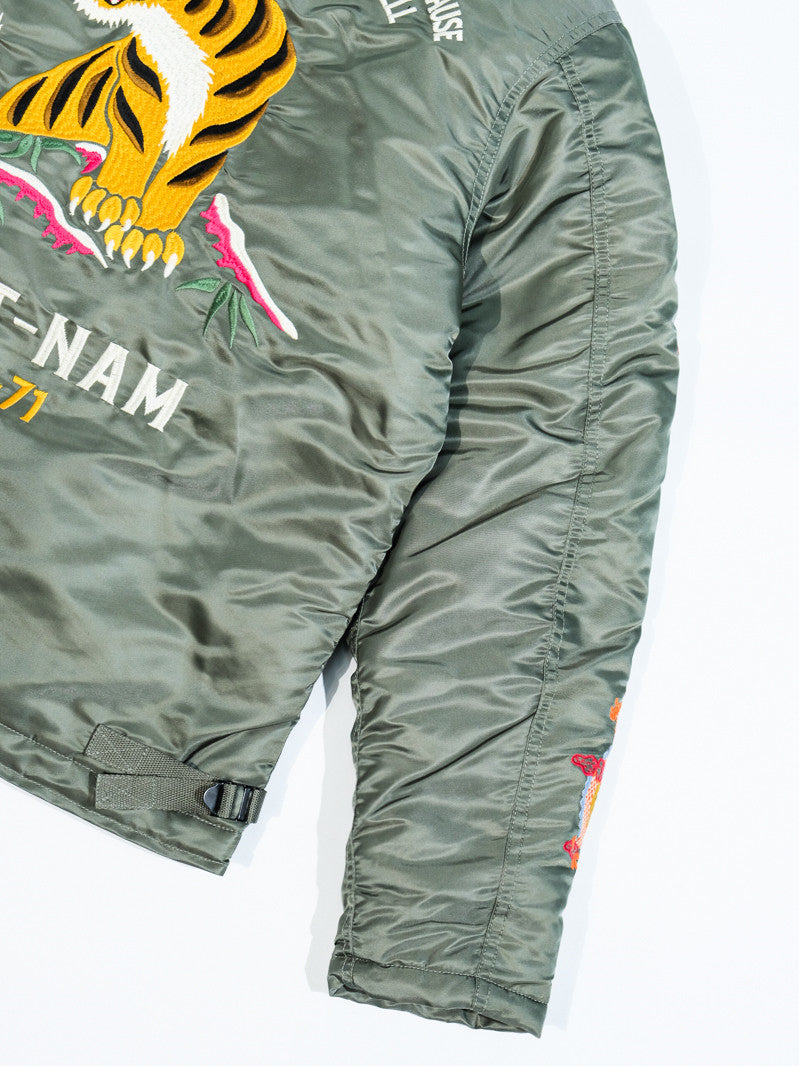 4色展開▲ヴィンテージ モディファイ デザイン A2デッキ ベトジャン▼S～3XL
