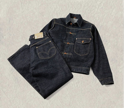 ◇1936年101型ヴィンテージ復刻 14.5OZ セルビッチ デニムパンツ◇29～38サイズ